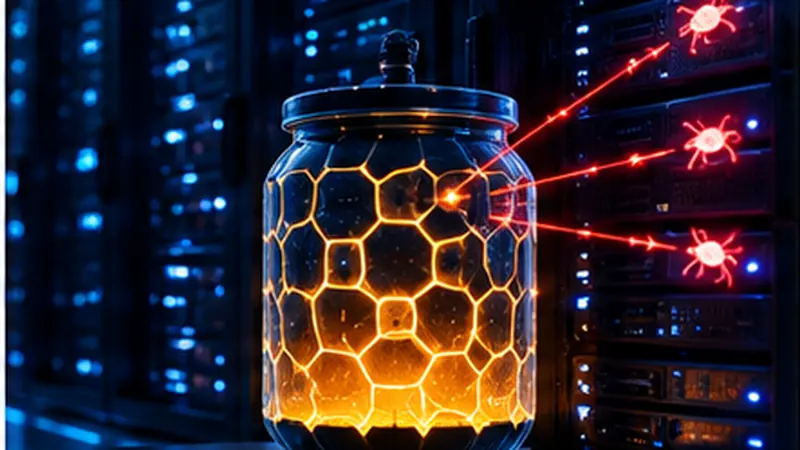 Defensive honeypot collecting attack telemetry in a data center