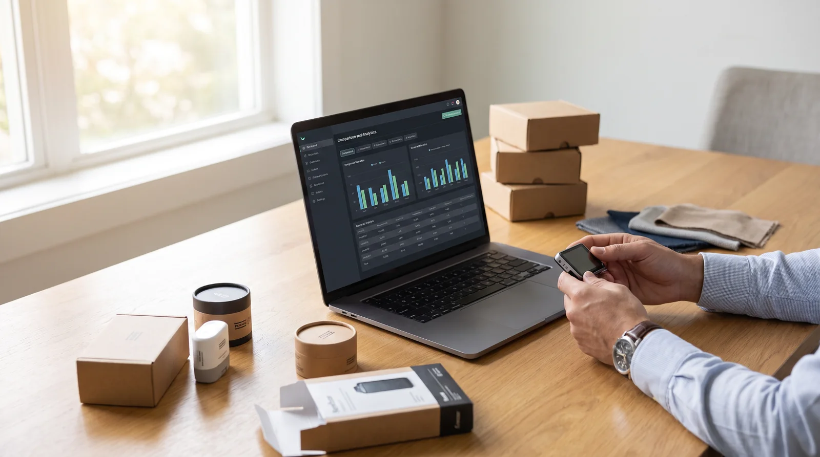 Affiliate commerce and product research workspace