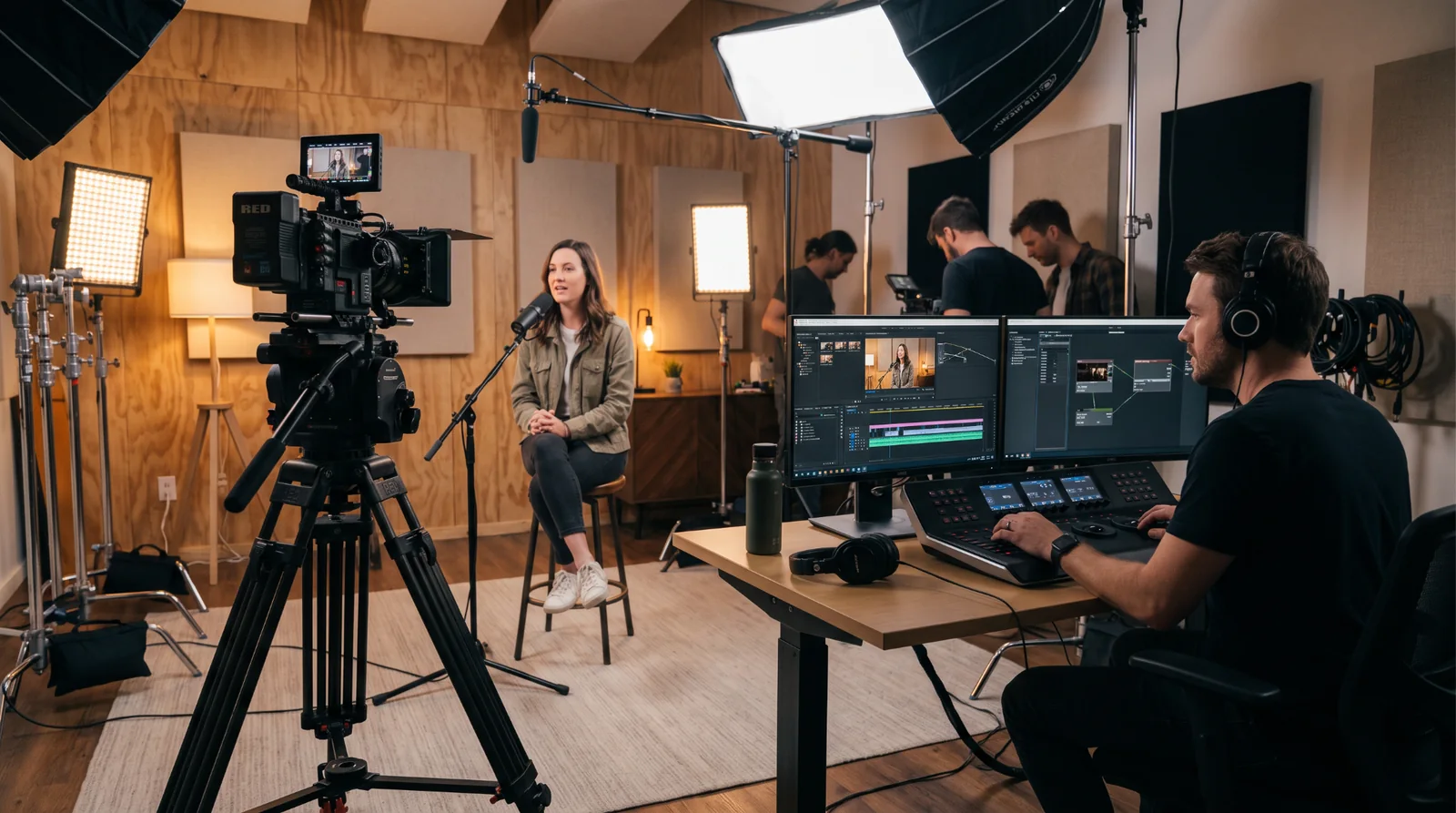 Professional digital media production studio
